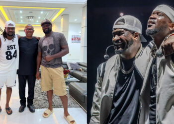 Peter Obi the peace maker — Peter Obi visited the Okoye’s family Rudeboy of PSquare and is brother jude. Photos raised eyebrows 