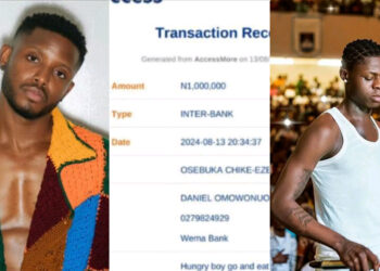 Chike Gifts Troll N1M After Being Mocked for Gaining Fame via Late Mohbad