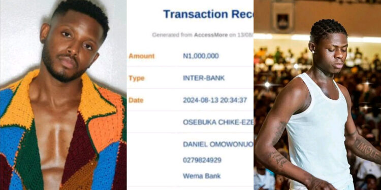 Chike Gifts Troll N1M After Being Mocked for Gaining Fame via Late Mohbad