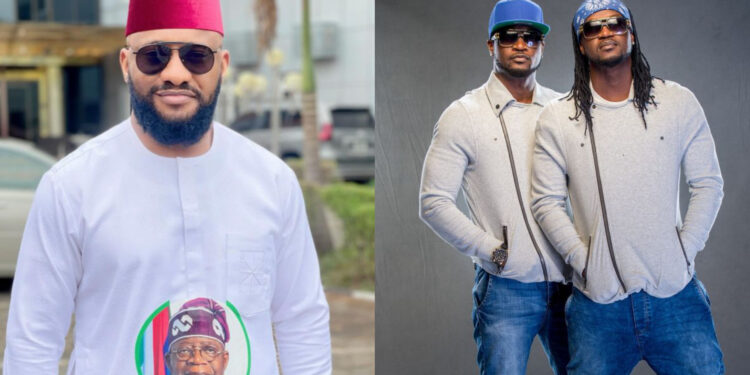 Netizens Roast Actor Yul Edochie Over His Advice on Psquare’s Ongoing Fall Out