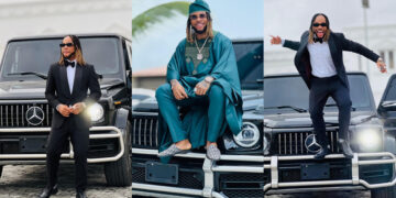 Congratulations to poco Lee as he acquired is first ever car worth millions of naira 