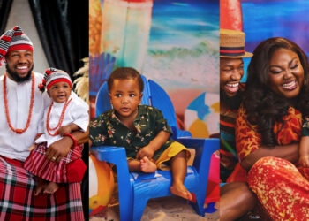 Stan Nze and Blessing Obasi Share Adorable Photos of Their Son to Celebrate His First Birthday