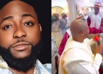 Davido’s father donated #1,000,000,000 (One Billion Naira) to the church he attended today. Video goes viral 