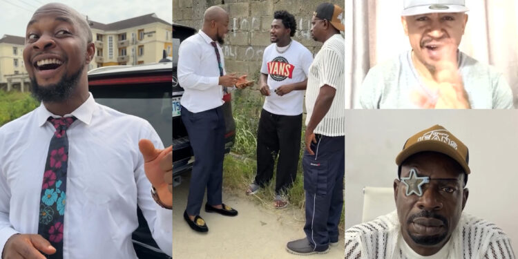 “Unfortunately VDM don’t do advert or promotions” Alleged video of Baba Fryo calling out nasboi for stealing is song was all stage, as video of them surface the internet.