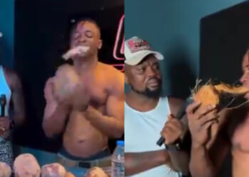 Viral Sensation: Man Peels 17 Coconuts with His Mouth on Egungun’s Show