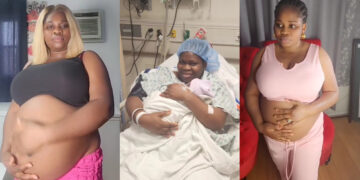 After many years of waiting, God has finally bless Abiola Ayomide and his family with a bouncing baby boy