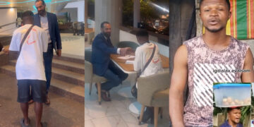 Big Congratulations to popular fish pie seller, Alax Evalsam ‘Na whaooo’ as he signs a massive contract with Eko hotel video Trends