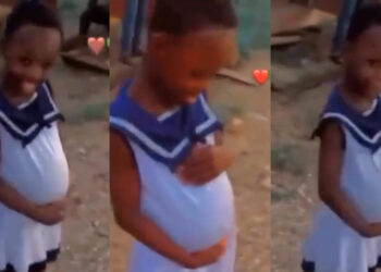 “Shocking Video of 10-Year-Old Girl with Mysterious Stomach Bump Sparks Intense Speculation Online”