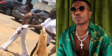 Viral Video Of Wizkid Spotted With no Shirts on Has Raised Eyebrows 