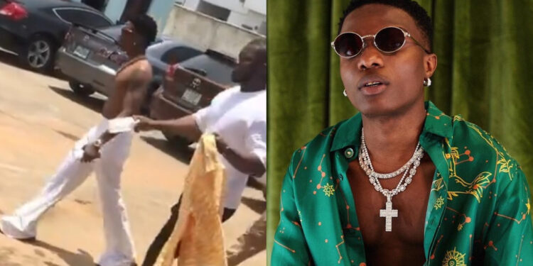 Viral Video Of Wizkid Spotted With no Shirts on Has Raised Eyebrows