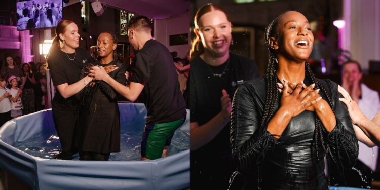 I made the best decision of my life- to fully dedicate my life to God. Baptism isn’t just a ceremony; it’s a transformation. I am a new creation,- dj Cuppy raised eyebrows as she became baptised.