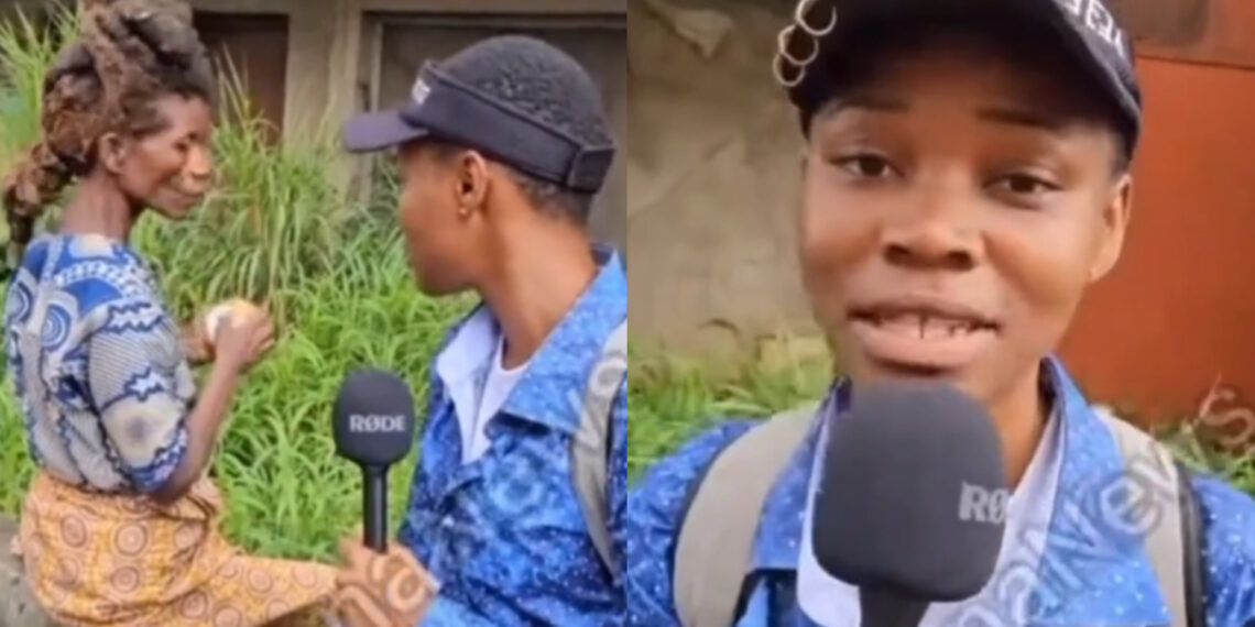 People mock me and calls me daughter of a mad woman — emotional moment lady captured in a trending narrating how she Carter an visit her sick mother in the street