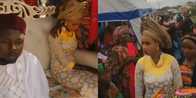 “Awkward Wedding Moment? Northern Couples’ Distant Interaction Sparks Forced Marriage Rumors”