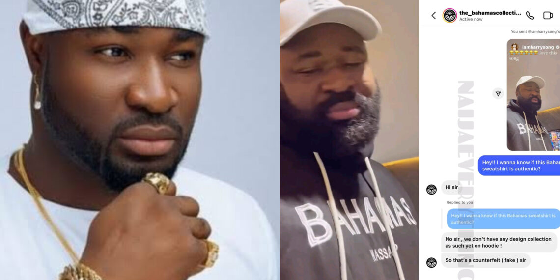 “Harrysong’s Hoodie Hoax: How a Fake ‘Bahamas’ Sweatshirt Became an Online Fashion Fiasco”