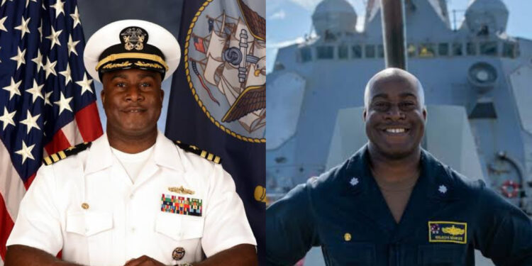 “Breaking Barriers: Captain Kelechi Ndukwe Makes History as the First Nigerian to Command a US Navy Warship!”