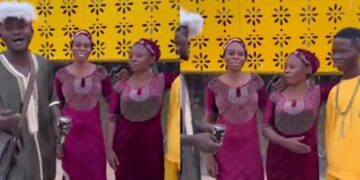 Hilarious moment mother of Portable’s new signee confronts him for impregnating a lady in Ibadan