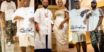 “Na same mother born you and Chioma?” – Fan reacts as Cubana Chief Priest calls Davido his in-law