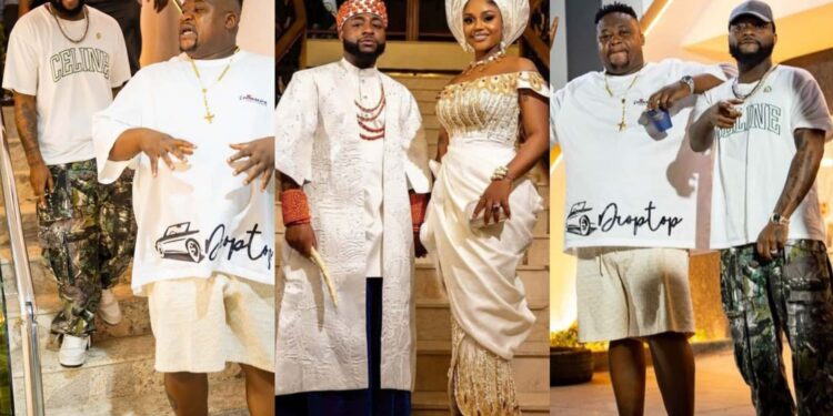 “Na same mother born you and Chioma?” – Fan reacts as Cubana Chief Priest calls Davido his in-law
