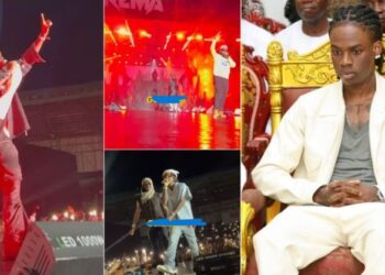 Moment Rema’s classic performance made fans happy at his homecoming concert in Benin