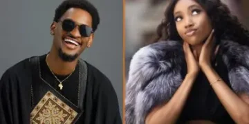 BBNaija: Nelly and Sooj c@ught on camera enjoying each other in the bathroom (Video)