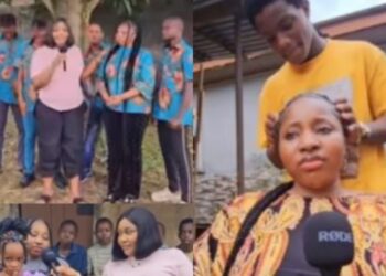 Meet Nigerian lady who married 5 husbands and they live happily together