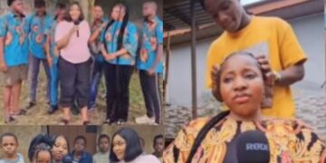 Meet Nigerian lady who married 5 husbands and they live happily together