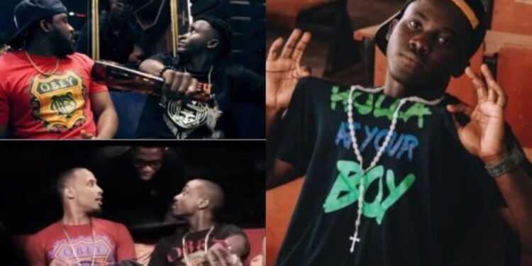 Skitmaker, Gilmore takes creativity into another level as he recreates Davido ‘Dami Duro’ video