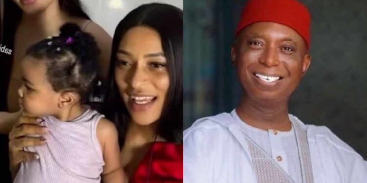 Ned Nwoko’s fourth wife went viral as she marks her 46th birthday without him
