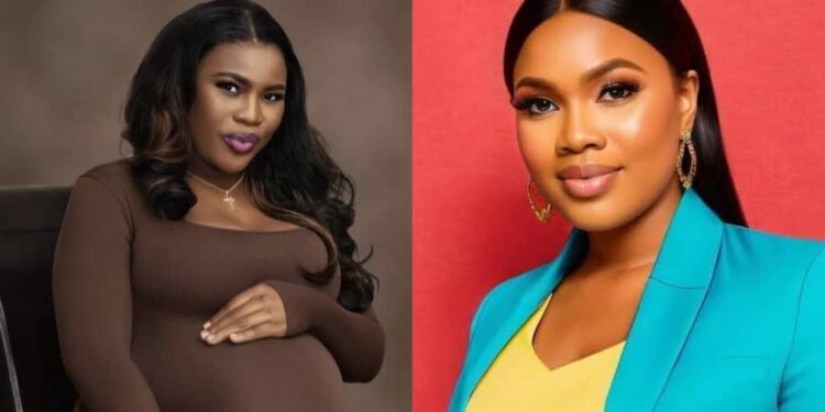 Nigerians jubilate as actress Debbie Shokoya welcomes first child one year after losing pregnancy 