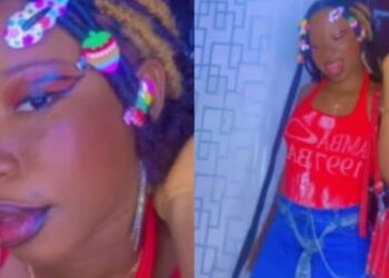 Nigerians react as Emmanuella jumps on Nasboi short skirt dance challenge created by skitmaker, Nasboi