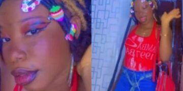 Nigerians react as Emmanuella jumps on Nasboi short skirt dance challenge created by skitmaker, Nasboi