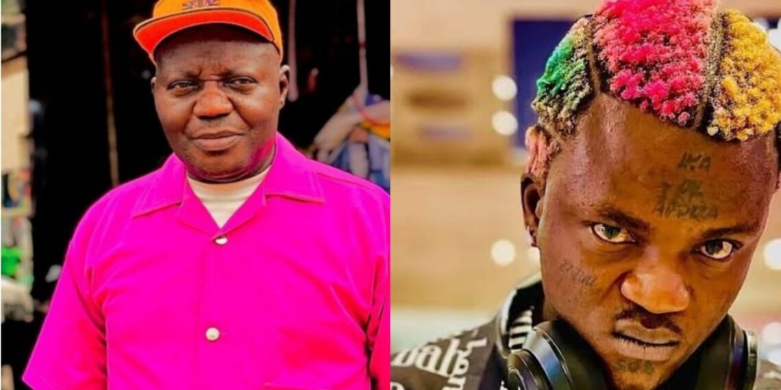 Singer Portable shows his look-alike father as he admires his fashion sense, comparing it to Hushpuppi’s own