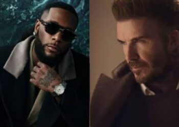 ODOWGU! Reactions as Burna Boy joins Beckham, Naomi Campbell and 2 others on a world-class advert