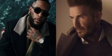 ODOWGU! Reactions as Burna Boy joins Beckham, Naomi Campbell and 2 others on a world-class advert