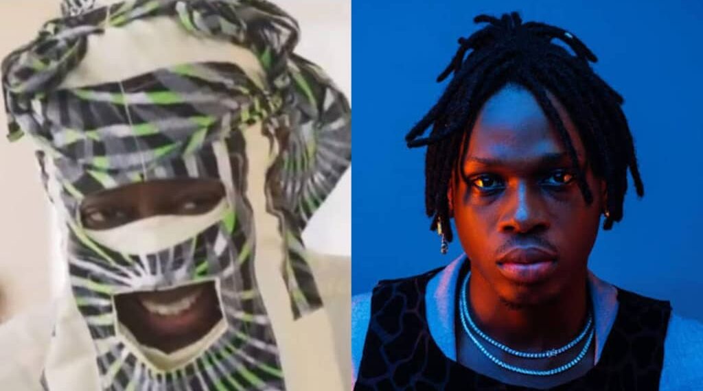 “Lagbaja didn’t allow me to see his face during our studio session” – Singer Fireboy