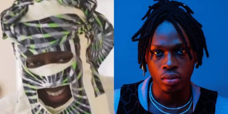 “Lagbaja didn’t allow me to see his face during our studio session” – Singer Fireboy
