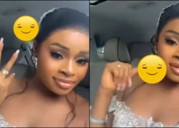 CONGRATS! Bride t@unts her h@ters as her man marries her despite their gossips