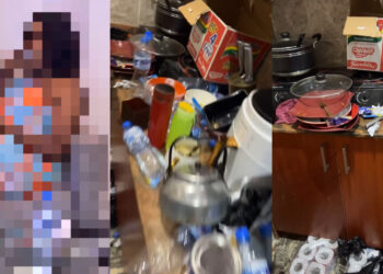 “I was away from home for two days, Look at my kitchen. This is what I came back to meet.”— man callsout his wife for leaving the house unkept because housemaid didn’t come to work for 2 days 