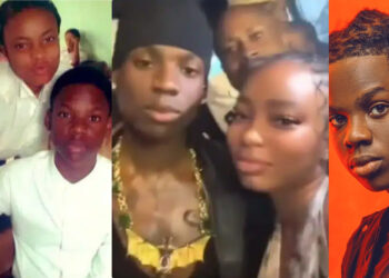 We have to recreate our oldskool photo Rema said as he link up with an oldskool classmate. 