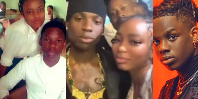 We have to recreate our oldskool photo Rema said as he link up with an oldskool classmate.