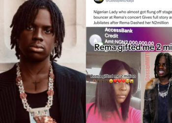 “Nigerian Woman’s Near-Mishap at Rema’s Concert Turns into Joy as He Gifts Her ₦2 Million”