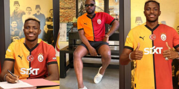Anywhere VICTOR Osimhen goes , we Go Tunde Ednut Says as he becomes the first Nigerian to wear the Galatasaray jersey with Victor Osimhen