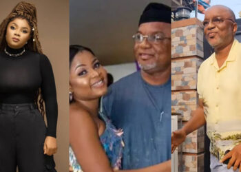 “Heartwarming Surprise: Bimbo Ademoye’s Father Shows Unconditional Love Amid Nigeria’s Fuel Scarcity”