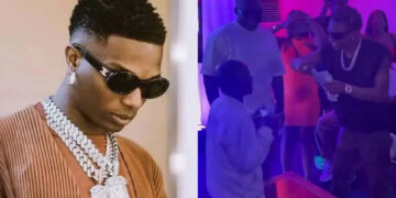 Wizkid Cheers Young Yoruba Rapper with Cash Reward for Impressive Performance