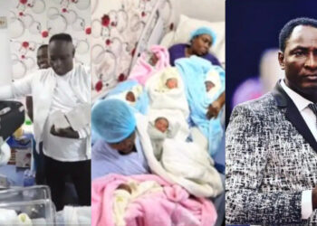 Pastor Jeremiah gifted 2.5million to lady who recently goes viral after giving birth  to six children at once
