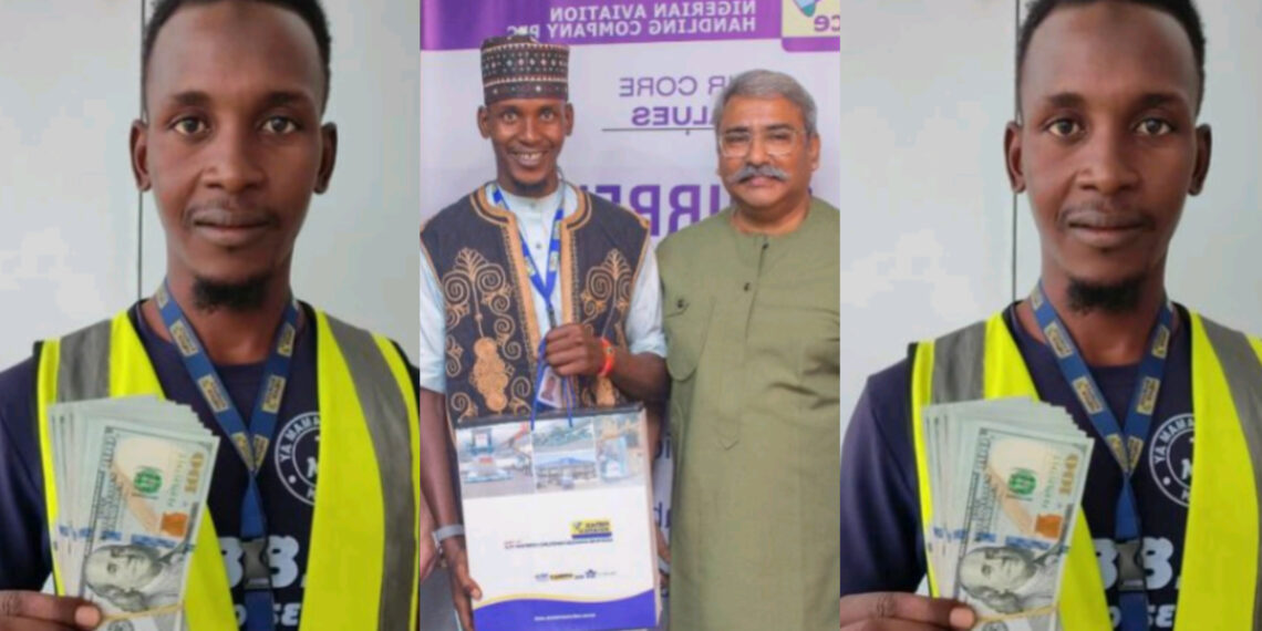 I only had N3800 in my account when I saw the $10k (N16million ) – Honest airport cleaner spills 