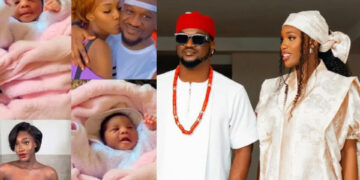Paul Okoye known as Rude Boy officially welcomed his first child with his new wife, Ivy Ifeoma. 