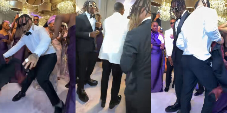 “When you have Zlatan and poco Lee on your team” reaction trailing as Zlatan and poco Lee entertain viewers as yhemo_lee weddings last week