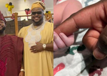 “Joy Overflows as Adewale Adeleke and Wife Welcome Their Adorable Baby Boy!”