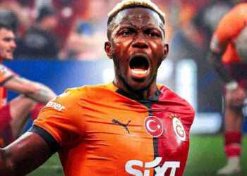 “Victor Osimhen Shines with a Brilliant Debut Goal for Galatasaray!”